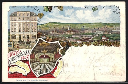 Postcard stuttgart hotel - stuttgart,,