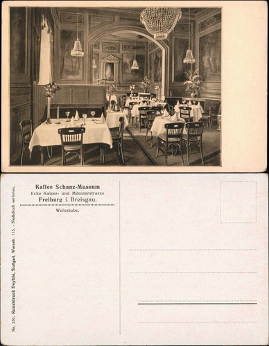Postcard stuttgart coffee - postcard,