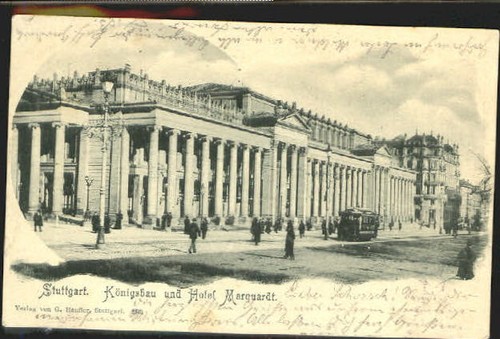 Stuttgart city hotel 1901 - hotel, x