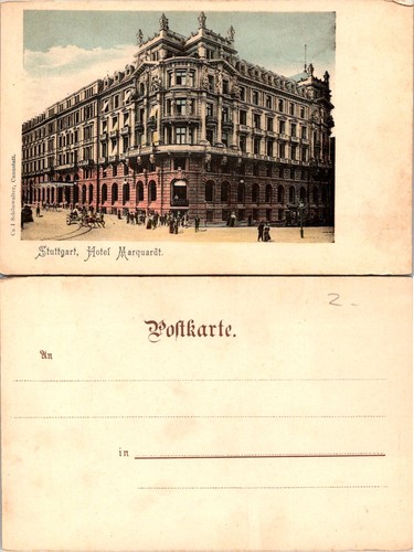 Postcard stuttgart hotel - of,