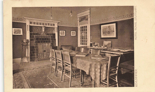 Postcard reading room - postcard,