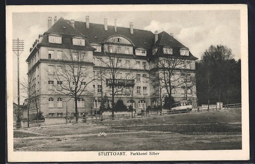 Postcard stuttgart parkhotel - postcard,