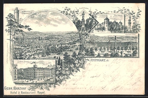 Lithograph stuttgart the - lithograph,
