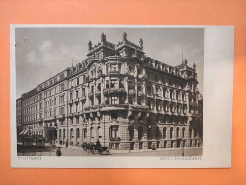 Postcard stuttgart hotel - postcard,