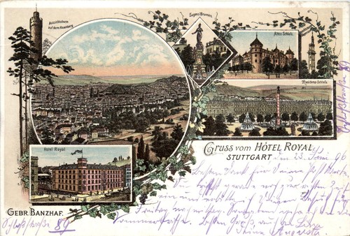 Greetings from hotel - hotel, royal