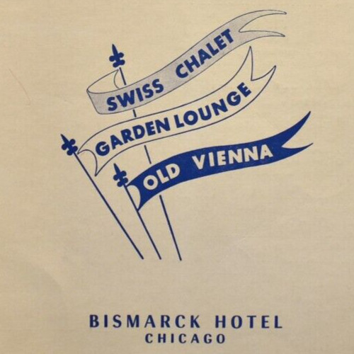 1962 bismarck hotel restaurant - hotel,