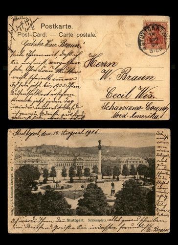 Germany 1905 stuttgart - germany,