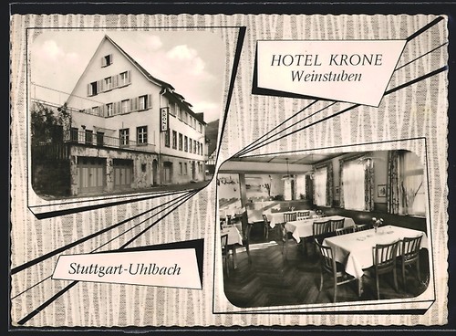 Stuttgart uhlbach postcard - stuttgart-uhlbach,,